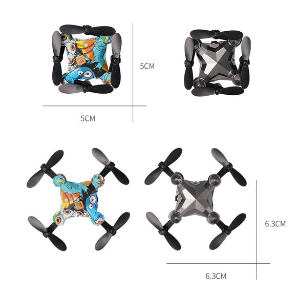 Dron Portátil con Maleta - Cámara Aérea Plegable Control Remoto