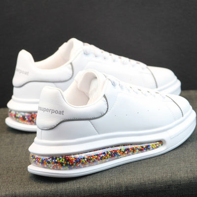 Zapatillas Deportivas Air Cushion Blancas para Parejas - Comodidad Casual Otoño - Image 9
