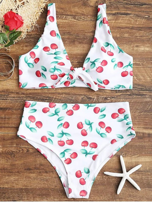 Bikini Reversible con Nudos - Traje de Baño Dos en Uno - Image 3