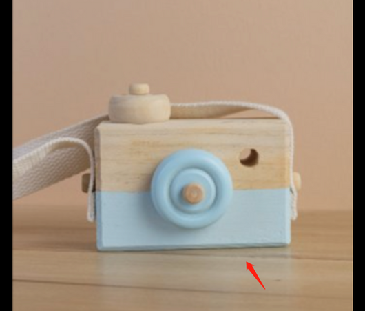 Cámara de Juguete de Madera – Juguete Educativo Colgante para Niños - Image 6