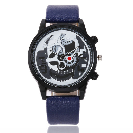 Reloj Pulsera Hombre Calavera Estilo Salvaje - Cinturón y Reloj - Image 3