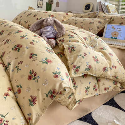 Funda Nórdica de Algodón Lavado para Cama de Estudiante - Image 9