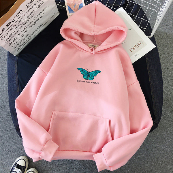 Sudadera con Capucha de Forro Polar de Manga Larga
