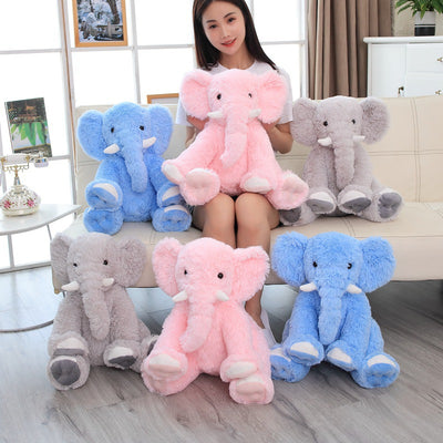 Almohada Peluche Elefante Multicolor para Niños