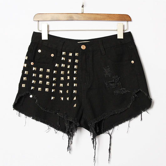 Shorts Denim Cintura Alta - Image 6