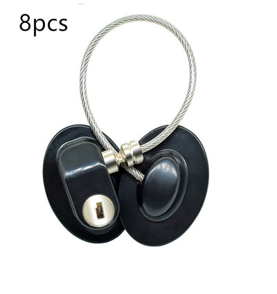 Cerradura de Seguridad para Ventanas con Cadena - Protector Multifuncional para Bebés y Hogar - Image 24