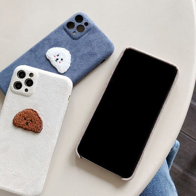 Funda para Celular con Cabeza de Oso Bordada - Image 3