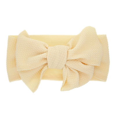 Diadema con Moño para Recién Nacido - Colores Sólidos - Image 16