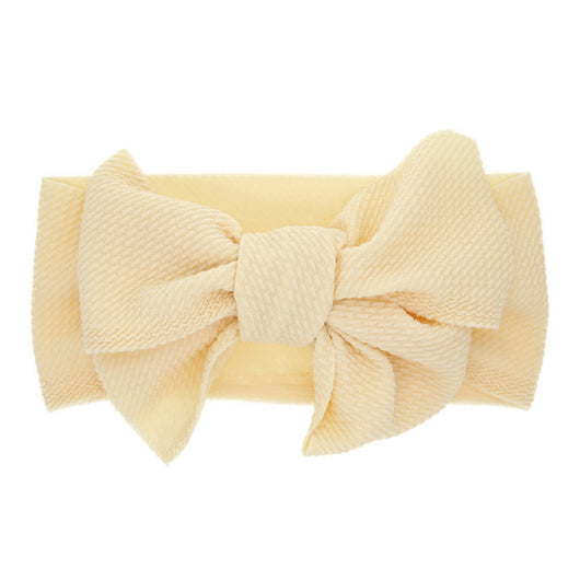 Diadema con Moño para Recién Nacido - Colores Sólidos - Image 16