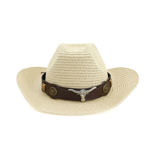 Sombrero Vaquero Tejido de Paja Estilo Occidental - Image 4