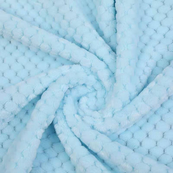 Manta de Coral Fleece con Malla Piña - Diseño Colorido