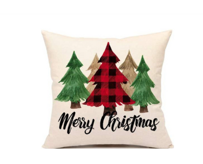 Funda de Almohada Navideña Papá Noel en Lino para Sofá - Image 4