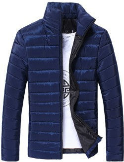 Abrigo Cálido para Hombre con Cuello de Pie - Image 5