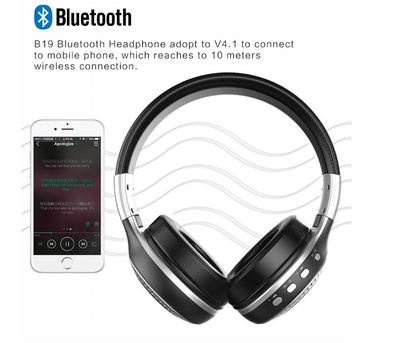 Auriculares Bluetooth Inalámbricos de Alta Fidelidad con Radio FM - Image 4
