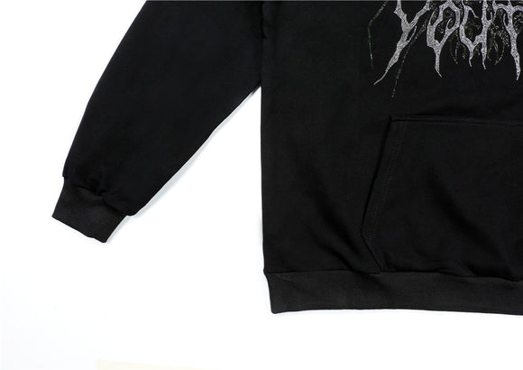 Suéter de Perforación Spider Dark Wind para Hombre - Estilo Europeo