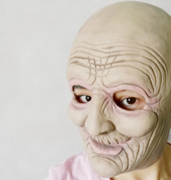 Set de Máscaras de Bruja y Anciano para Halloween - Disfraces de Terror y Comedia