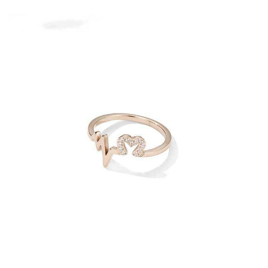 Anillo de Amor Geométrico con Perla de Lujo