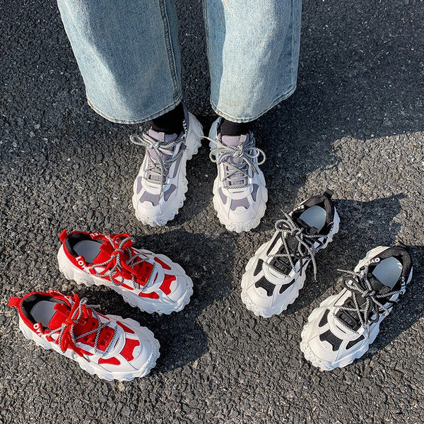 Zapatillas Deportivas Casuales con Suela Gruesa