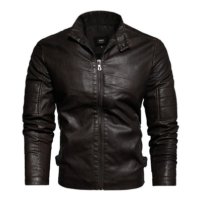 Chaqueta de Cuero PU a Rayas Gruesas - Image 7