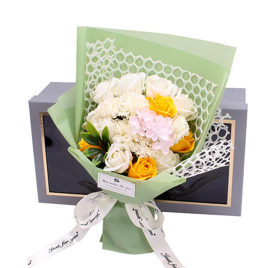 Ramo de 19 Rosas de Jabón - Caja Regalo Día de Enamorados - Image 9