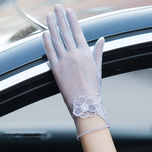 Guantes Femeninos de Seda de Hielo con Protección UV - Image 7