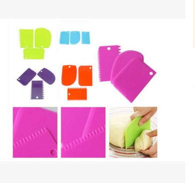 Set de 3 Espátulas de Plástico para Masa, Glaseado y Fondant - Image 3