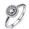 Anillo de Plata Esterlina 925 con Diamantes