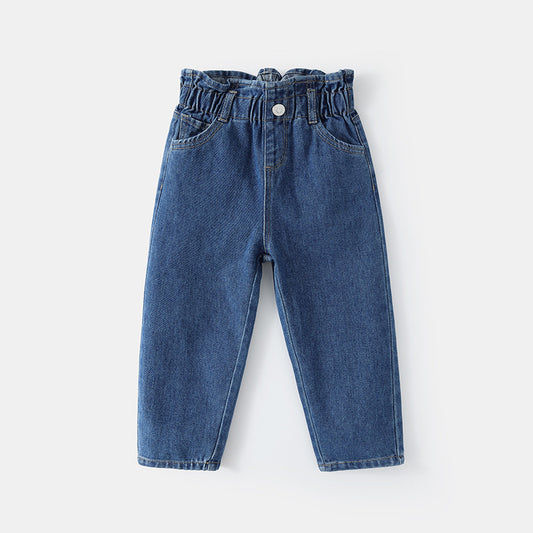 Jeans Holgados y Frescos para Niñas - Estilo Moderno y Cómodo