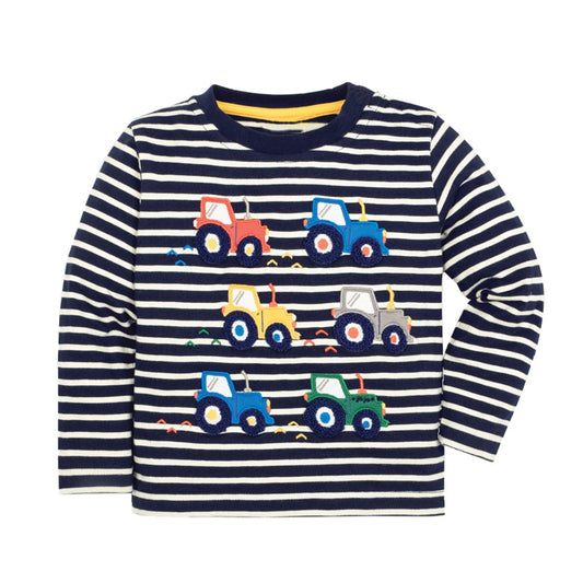 Camiseta Infantil de Manga Larga para Otoño
