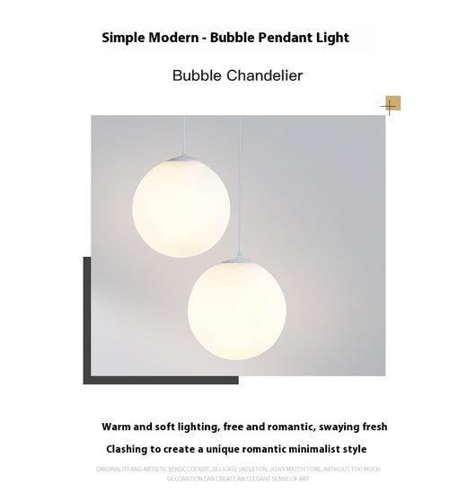 Lámpara de Techo Minimalista con Esfera Simple para Sala - Image 13