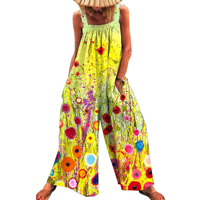Jumpsuit Estampado de Pierna Ancha para Mujer - Image 3