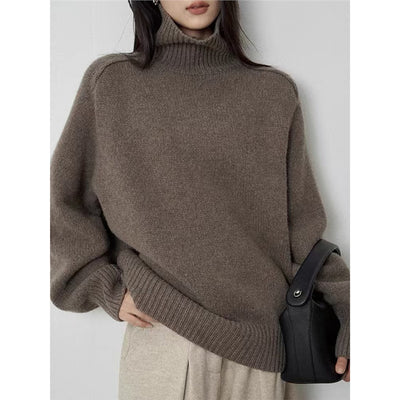 Suéter de Cuello Alto en Lana para Mujer - Image 17
