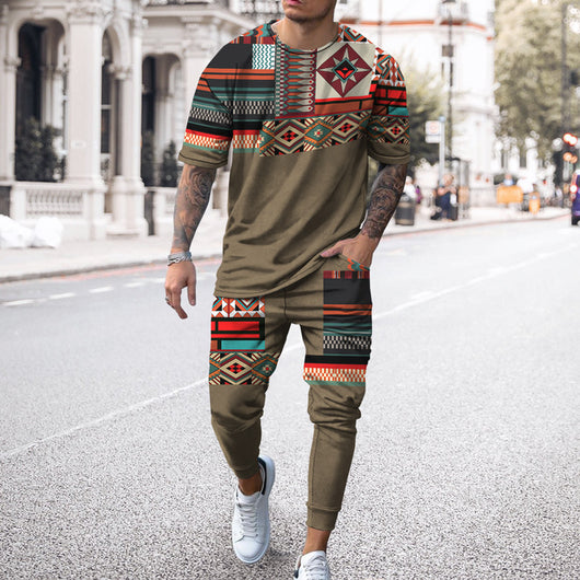 Conjunto Deportivo Casual para Hombre - Camiseta y Pantalón