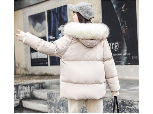 Abrigo Acolchado Coreano Elegante Slim Fit para Mujer - Versátil y Abrigador - Image 14