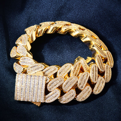 Collar Cubano Cuadrado con Cierre de Resorte Personalizado - Image 10