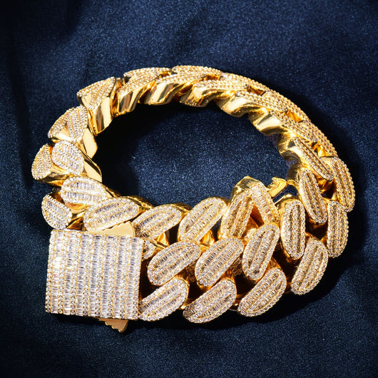 Collar Cubano Cuadrado con Cierre de Resorte Personalizado - Image 10