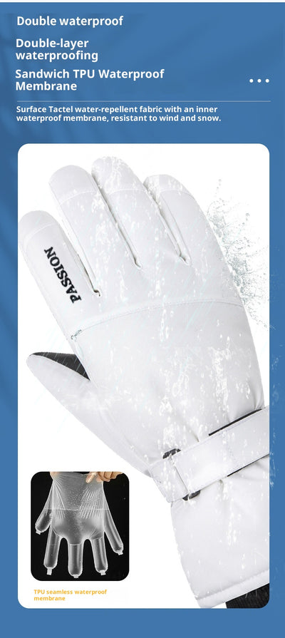 Guantes Esquí Impermeables con Pantalla Táctil para Hombre y Mujer - Image 25