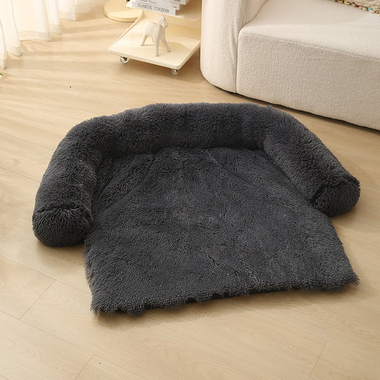 Cama Térmica de Felpa para Perros - Cojín Sofá Invierno