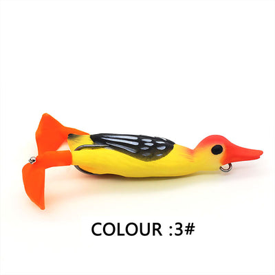 Señuelo Pato Flotante 9.5cm con Aletas Giratorias - Cebo Realista - Image 8