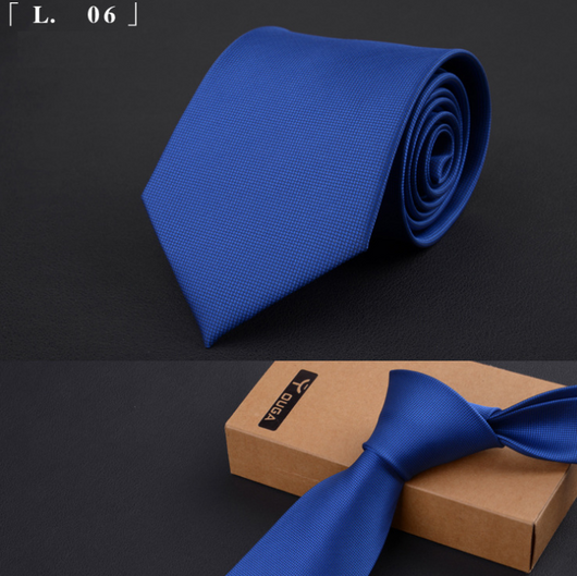 Corbata Ejecutiva Premium 8cm - Diseño Clásico Negro, Rojo y Azul - Image 14