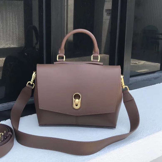 Bolso de Cuero Retro para Mujer con Asa al Hombro - Image 13