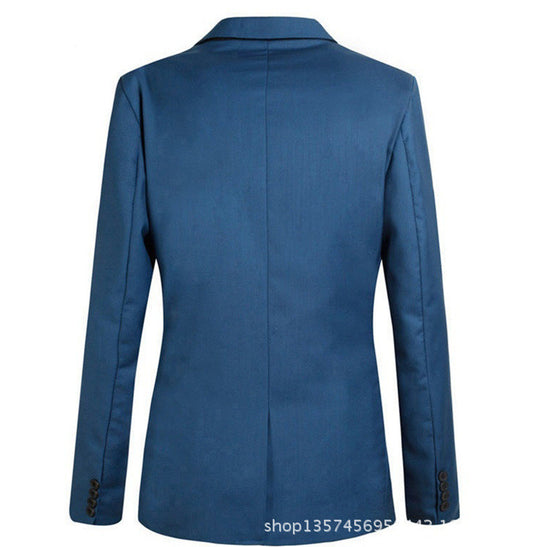 Traje Slim Fit Coreano para Hombre - Chaqueta Juvenil Elegante y Moderna - Image 2