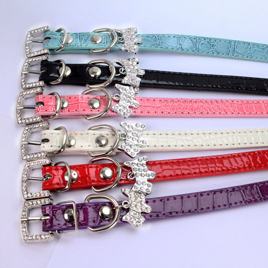 Dije Encantador de Cachorro con Cadena para Collar de Perro