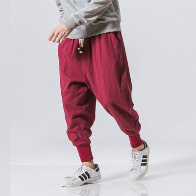 Pantalones Harem Slim Fit para Hombre - Diseño Minimalista - Image 11