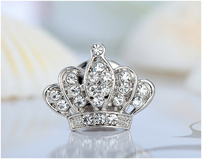 Broche Corona Dorado y Plateado Unisex - Accesorio Elegante para Regalos - Image 14