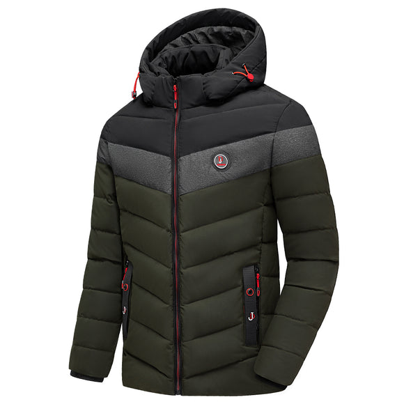 Chaqueta Acolchada para Hombre Invierno Casual Tendencia 2024