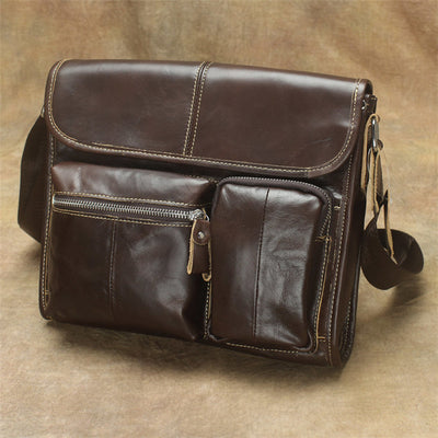 Bolso Bandolera de Cuero de Un Hombro - Image 4