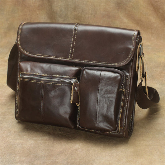 Bolso Bandolera de Cuero de Un Hombro - Image 4