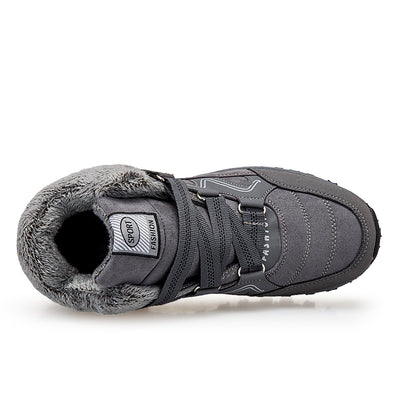 Zapatos de Algodón para Mujer con Forro de Terciopelo Cálido para la Nieve - Image 2