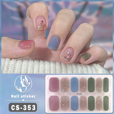 Uñas Postizas Impermeables de Color Sólido para Nail Art - Image 16